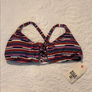 Billabong Seeing Stripes Cross Bikini Top